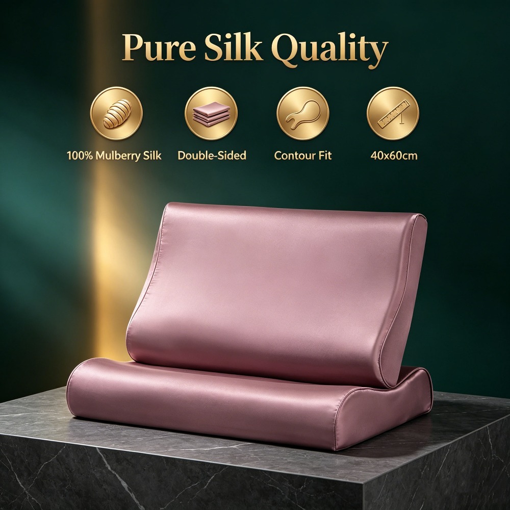 Hair Care Hospital - 2 Pack Double-Sided Mulberry Silk Pillowcase