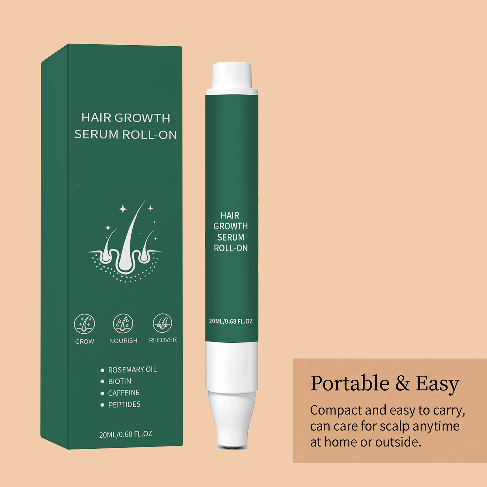 20ml Rosemary Oil Roll‑On Hair - Rosemary Hair Oil 评论和价格