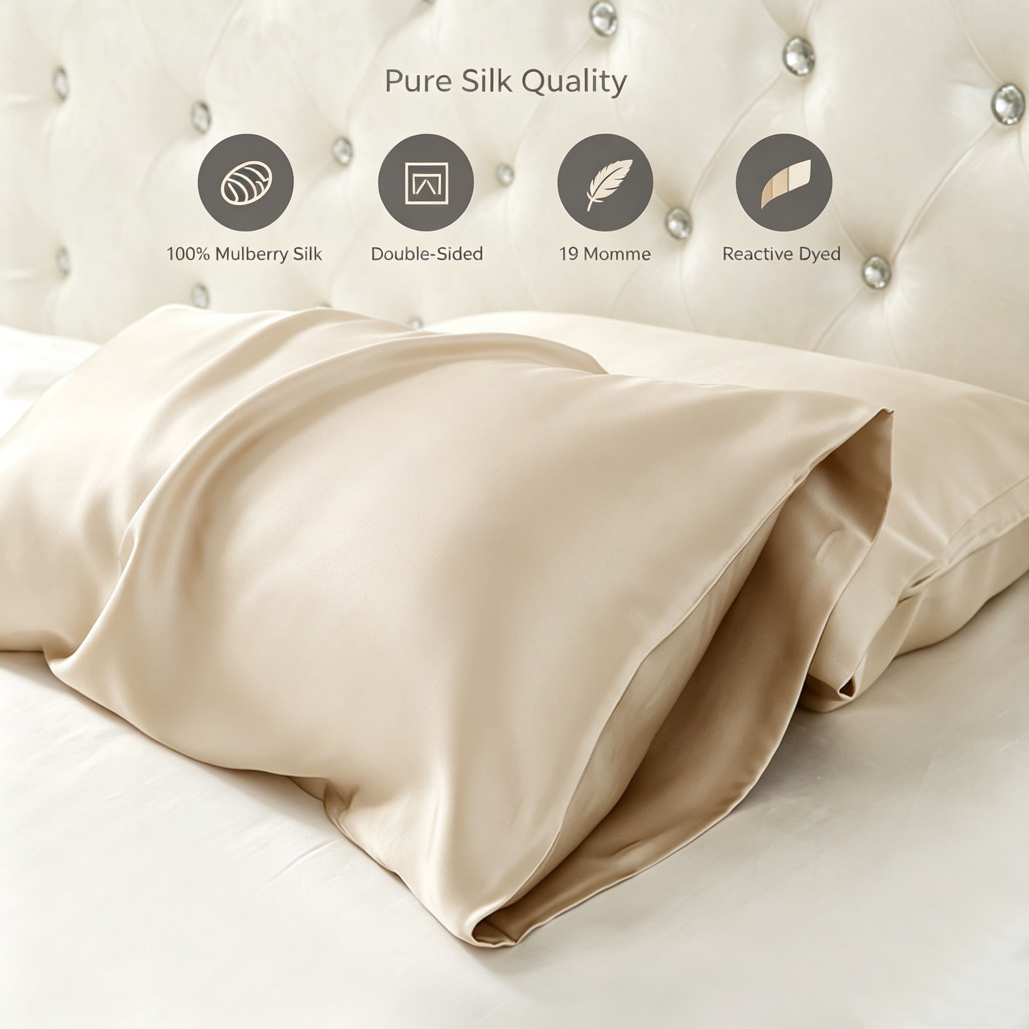 Silk Pillowcase 19 Momme 100%  - Hair Care Hospital 评论和价格