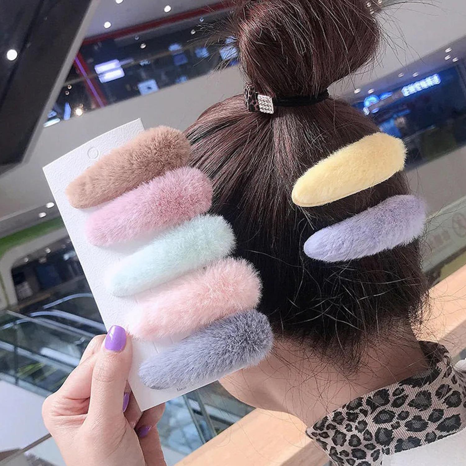 2pcs Cute Fluffy Hairpins Plus - Bobby Pin Bulk 评论和价格