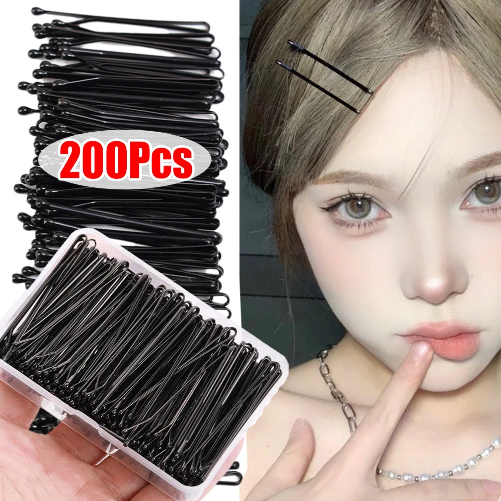 50-200pcs Black Hair Clips U S - Bobby Pin Bulk 评论和价格