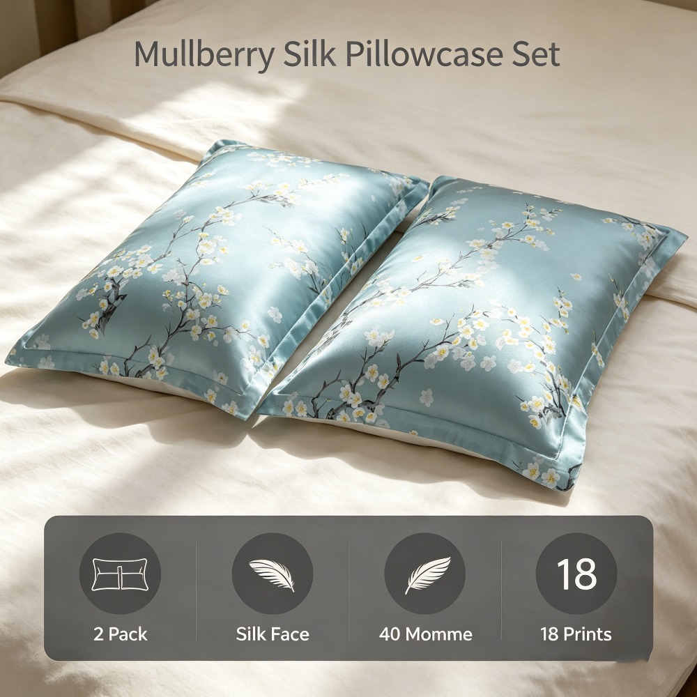 40 Momme Mulberry Silk Pillowc - Hair Care Hospital 评论和价格