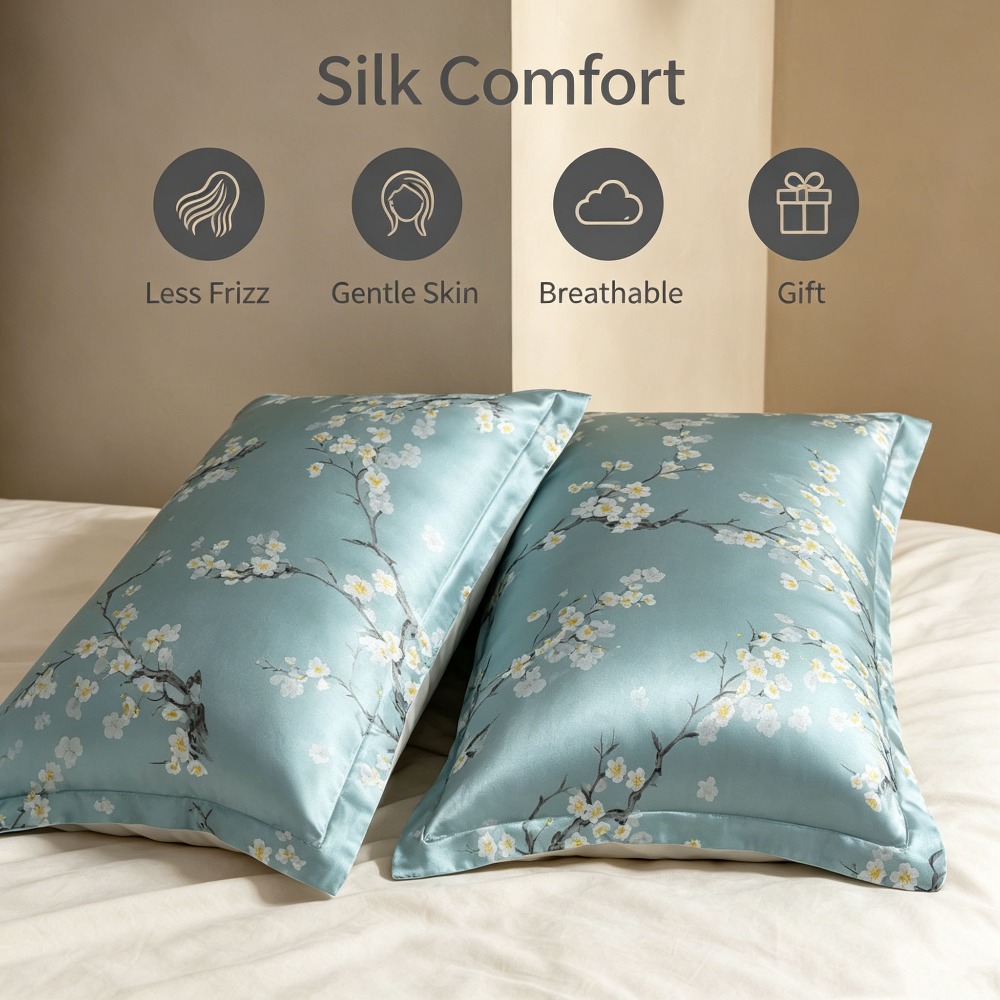 40 Momme Mulberry Silk Pillowc - Hair Care Hospital 评论和价格