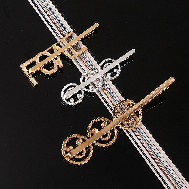 Fashion Rhinestones Letters Ba - Bobby Pin Bulk 评论和价格
