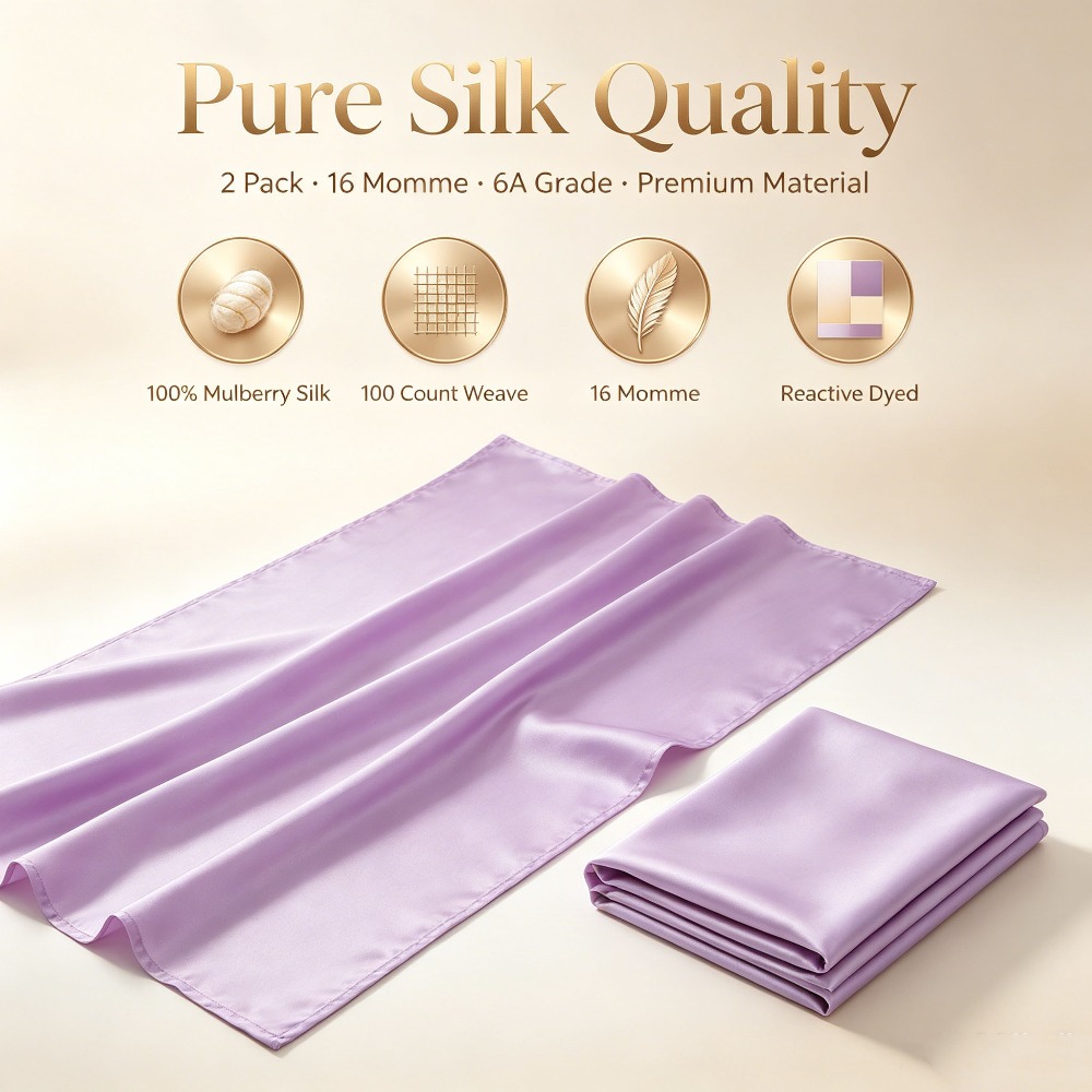 2 Pack 16 Momme Mulberry Silk  - Hair Care Hospital 评论和价格