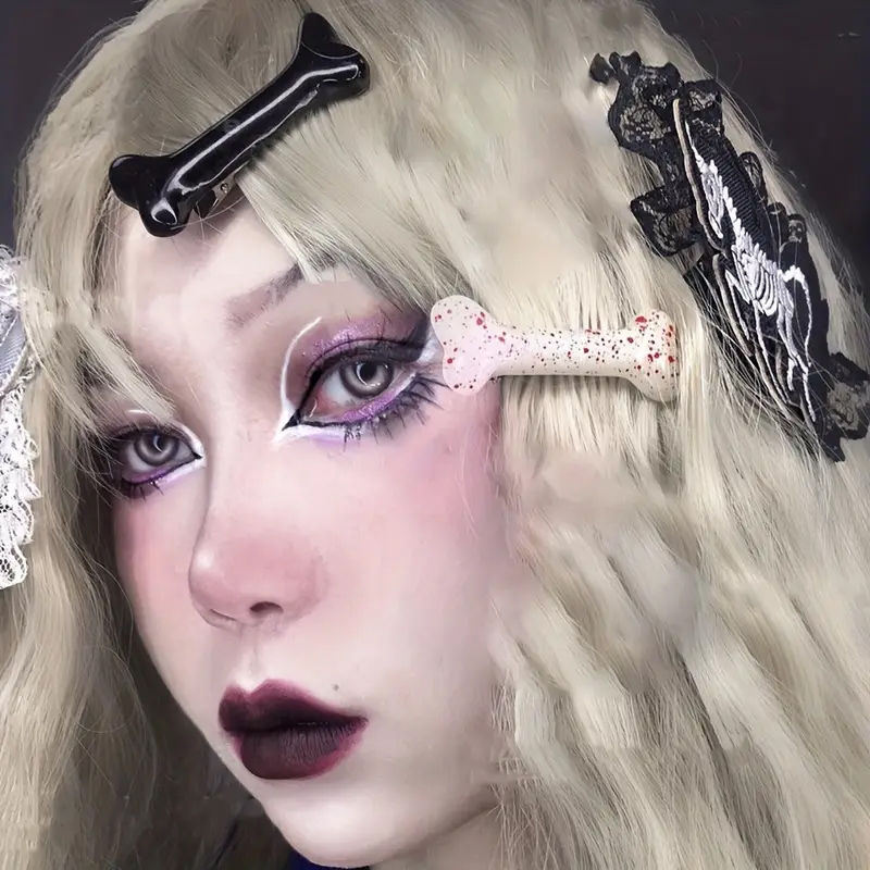 Funny Bone Hair Clip Cute Y2K  - Bobby Pin Bulk 评论和价格